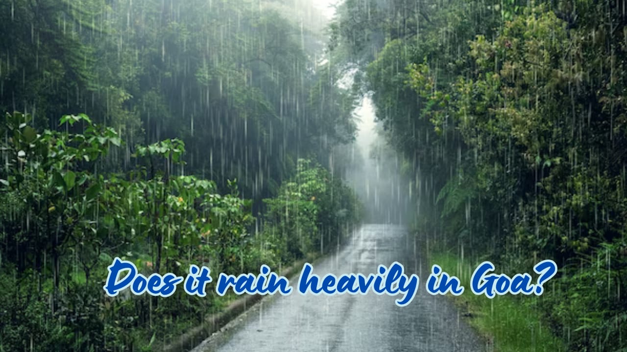 Does it rain heavily in Goa?
